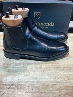Allen Edmonds “Nomad” Men’s Black Leather Boots Sz 10D EUC Made In USA 🇺🇸